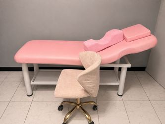 Professional Pink Lash & Massage Bed Set