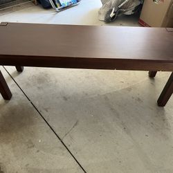 Solid Wood Bench !  Pick Up Today 