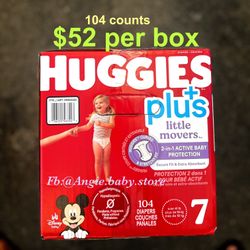 Huggies Little Movers Size 7 Plus 