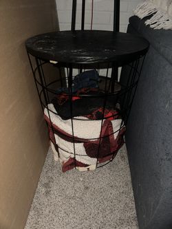 Basket Side Table