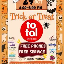 🎃👻 HALLOWEEN NIGHT EVENT — YOU’RE INVITED! 👻🎃 Date: 29th October Time: 6:00 PM – 8:00 PM Location: Total Wireless – Edinburg 📍 2260 S Business Hw