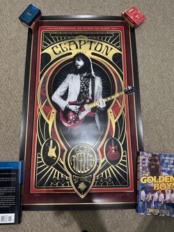Eric Clapton Los Angeles Concert poster