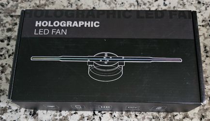 Holographic LED Fan Display