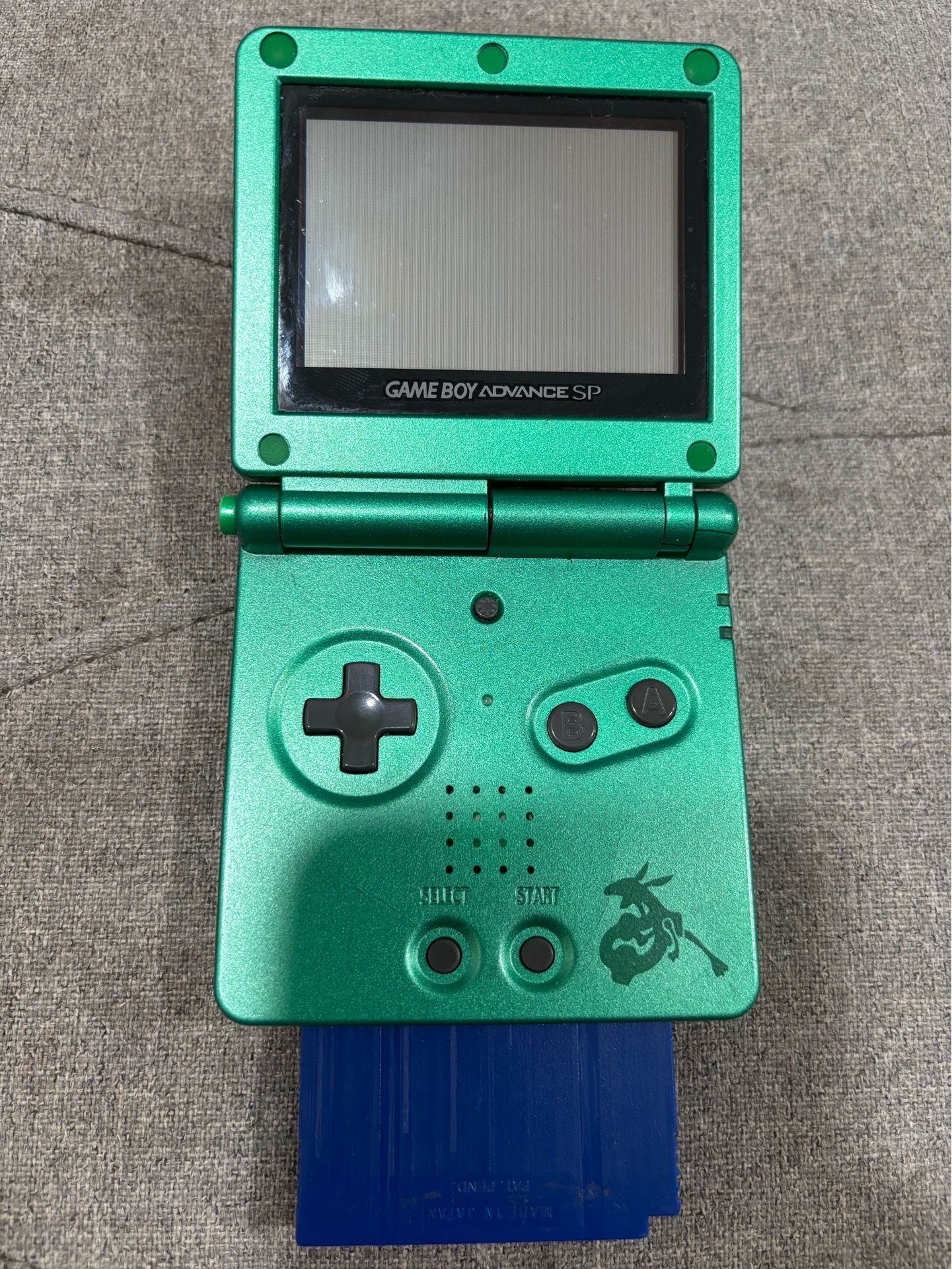 Green Gameboy Advance Sp Rayquaza Shell