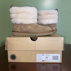 UGGs K Fluff Mini Quilted Children  size 13