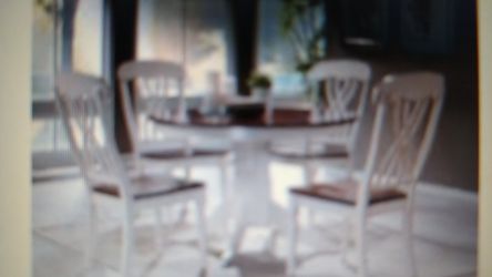 Acme Dylan Wooden Round Dining Table, Buttermilk