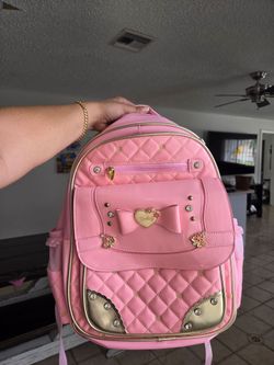 Girls Pink backpack