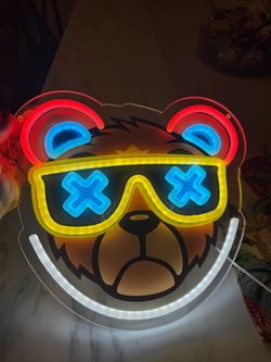 Cool Bear Neon LED Wall Sign