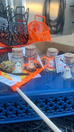 Target Halloween Mini Ghost bottles