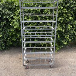 Heavy Duty Metal Rack/Shelves with Wheels 