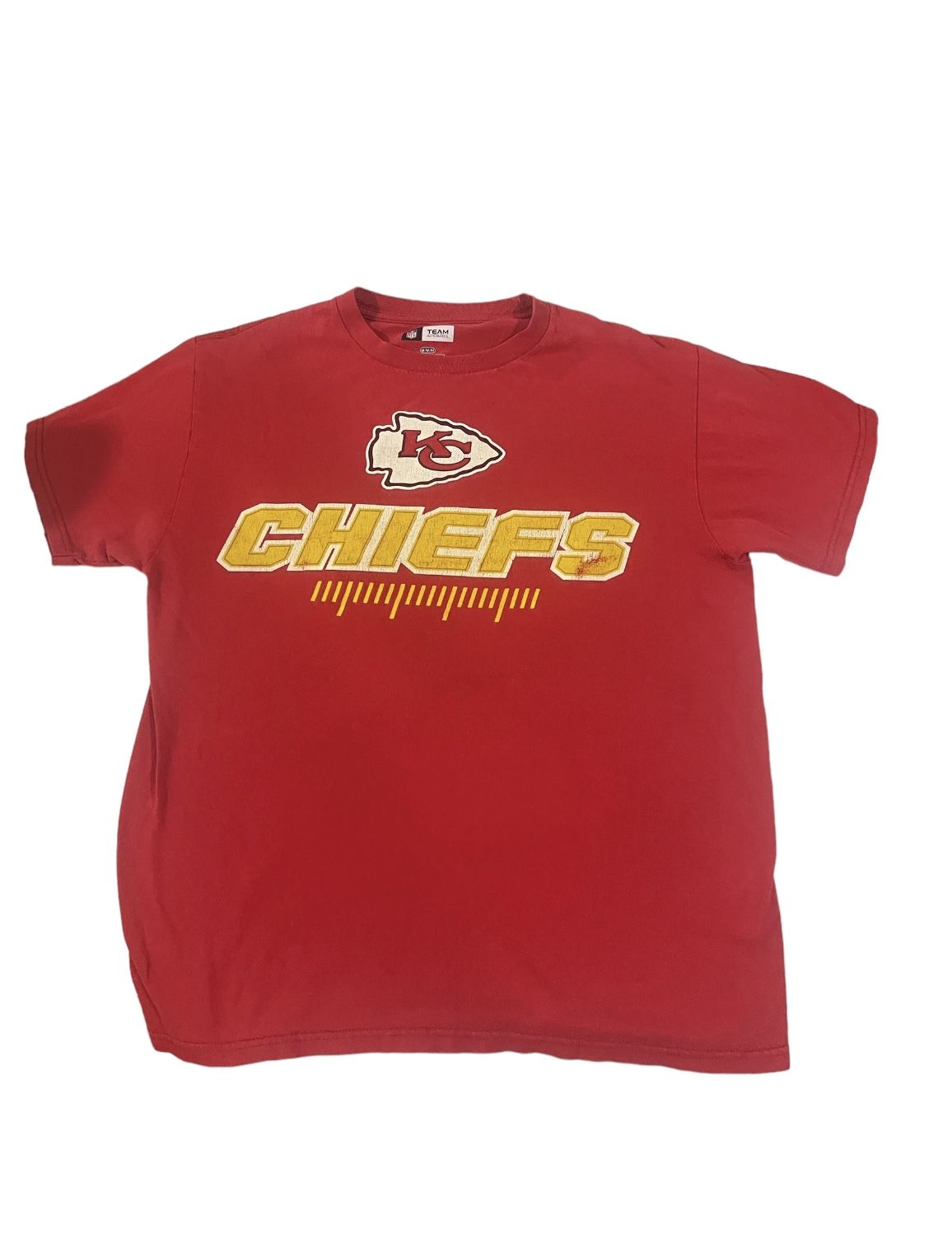 Kansas City Chiefs Shirt Adult Medium NFL Team Apparel Red Tee Short Sleeve