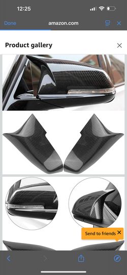 Carbon Fiber Mirror Caps