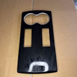 ✅ 2012-2020 OEM Tesla Model X S Center Console Armrest Trim Wood Ash Burl Black
