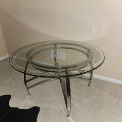 53' Glass Dining Table