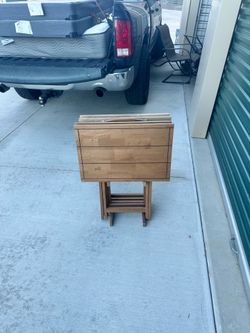 TV Dinner Tables $10