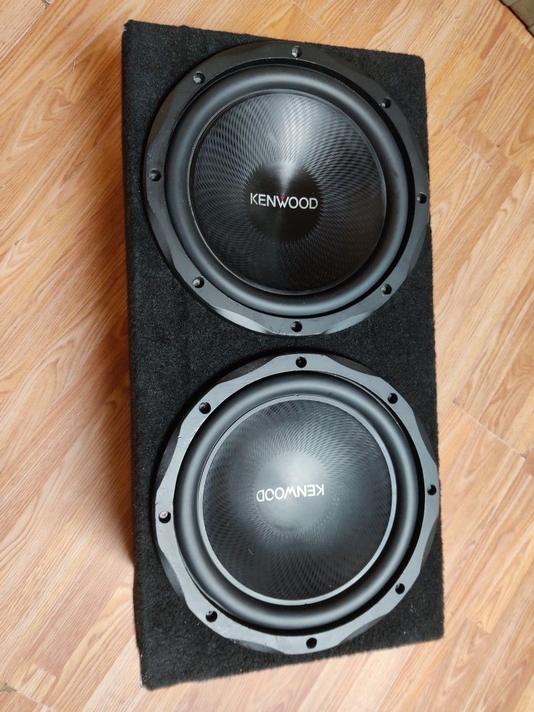 2 subwoofers- 12 inch kenwood kfc w3013ps