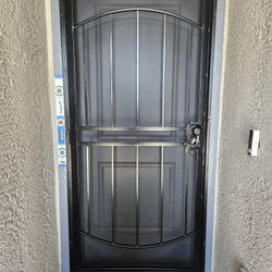Security Door 36x80 Black (Installation Included)