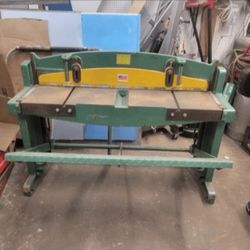Tin Knocker 52 " Jump Shear - # TK-1652 16 GA -Foot Operated Shear (Excellent Condition)