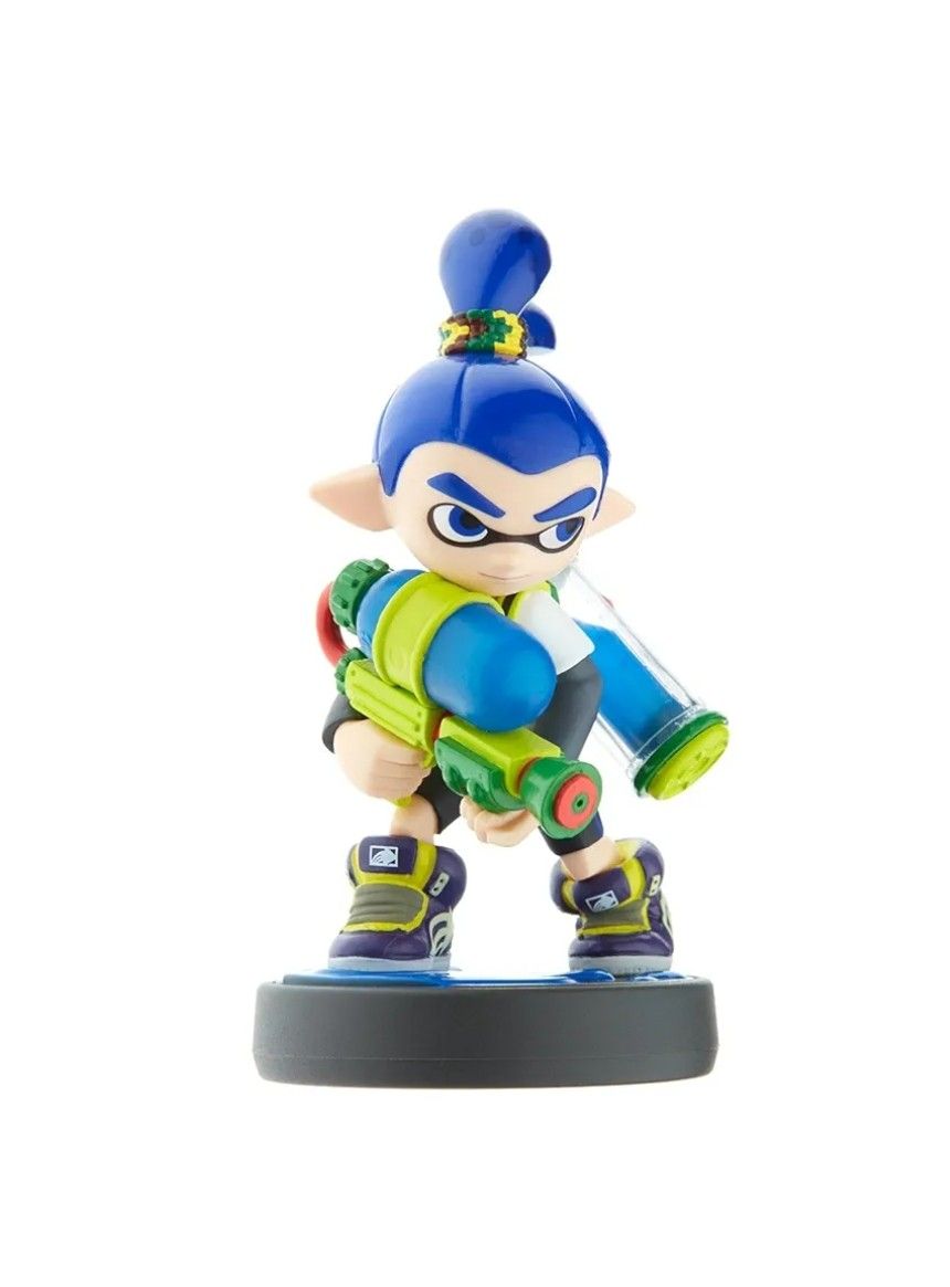 Nintendo Amiibo Blue Inkling Boy Splatoon Series Figure Squid ( Action Figures Box )