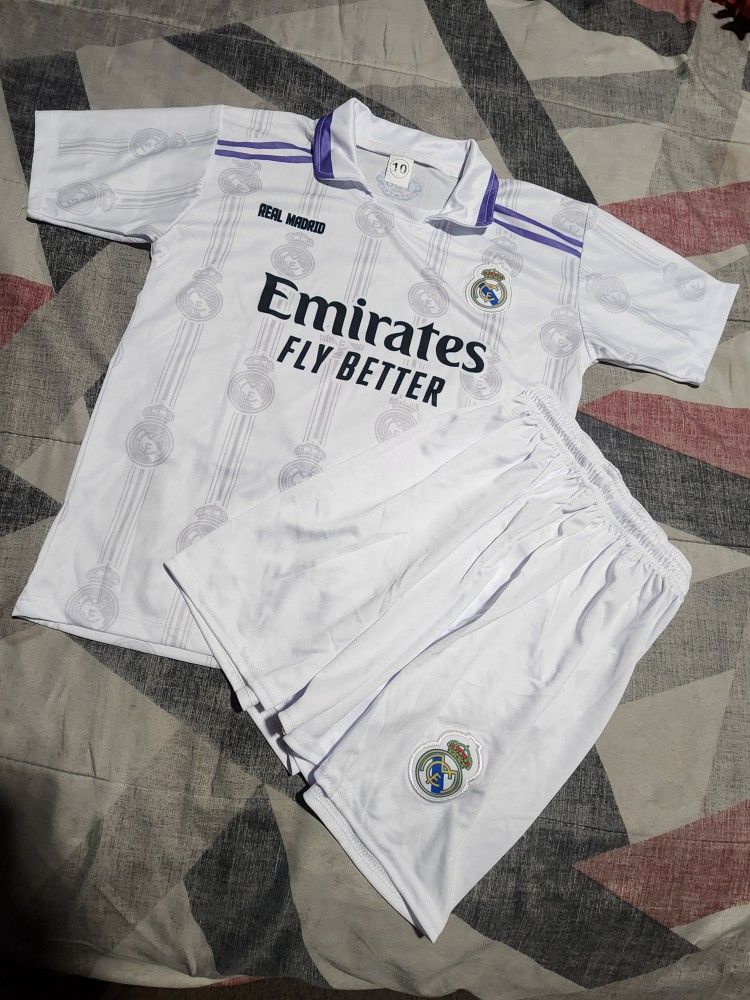 Kid's | REAL MADRID Futbol Sports Soccer Jersey T-Shirts & Shorts