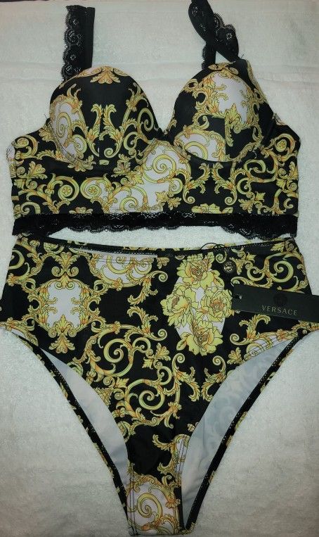 Versace 2 Piece Bikini Set Size M/L