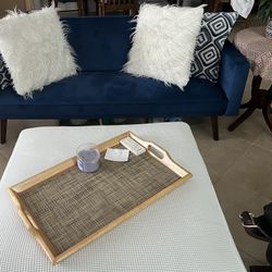 Blue Soda Futon With Cushions 