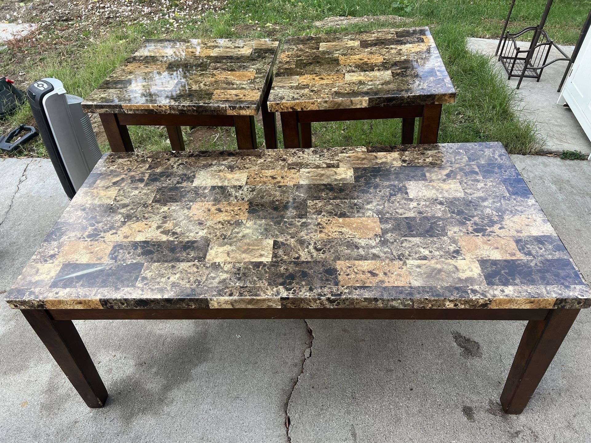 Ashley Coffee and Two End Tables