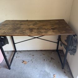 Wood Home Office Desk