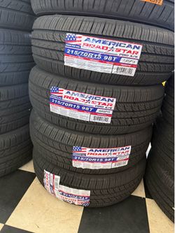 ✅ 215 70 R 15 vendo llantas nuevas marca American