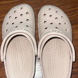 Pink Crocs 