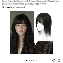 Hair Topper For Thinning Hair