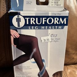 Compression Thigh, High Stockings, Size Medium