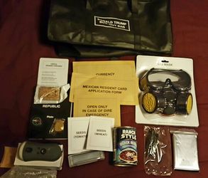 Cards against humanity Trump bug out bag