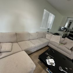 Cream Couch Sectional