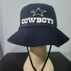 Dallas cowboys bucket hat with draw string