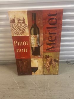 Wine Theme Canvas Wall Art