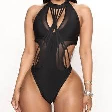Fashion nova MIAMI NIGHTS STRAPPY BODYSUIT 