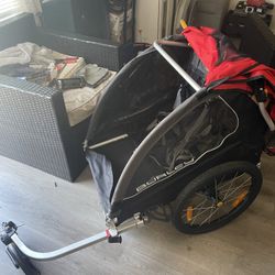 Burley 2 Seater for babies bike trailer