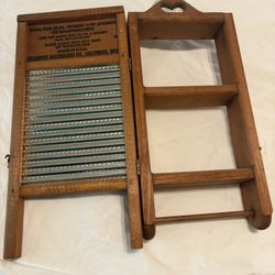 Vintage Washboard Cabinet 