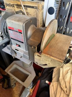 Rare Vintage Craftsman Grinder