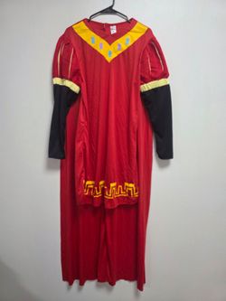 Red Costume Robe with Black Sleeves