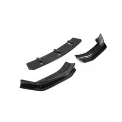 BRAND NEW 2017-2020 BMW G30 M-SPORT REAL CARBON FIBER 3PCS FRONT BUMPER SPLITTER SPOILER LIP