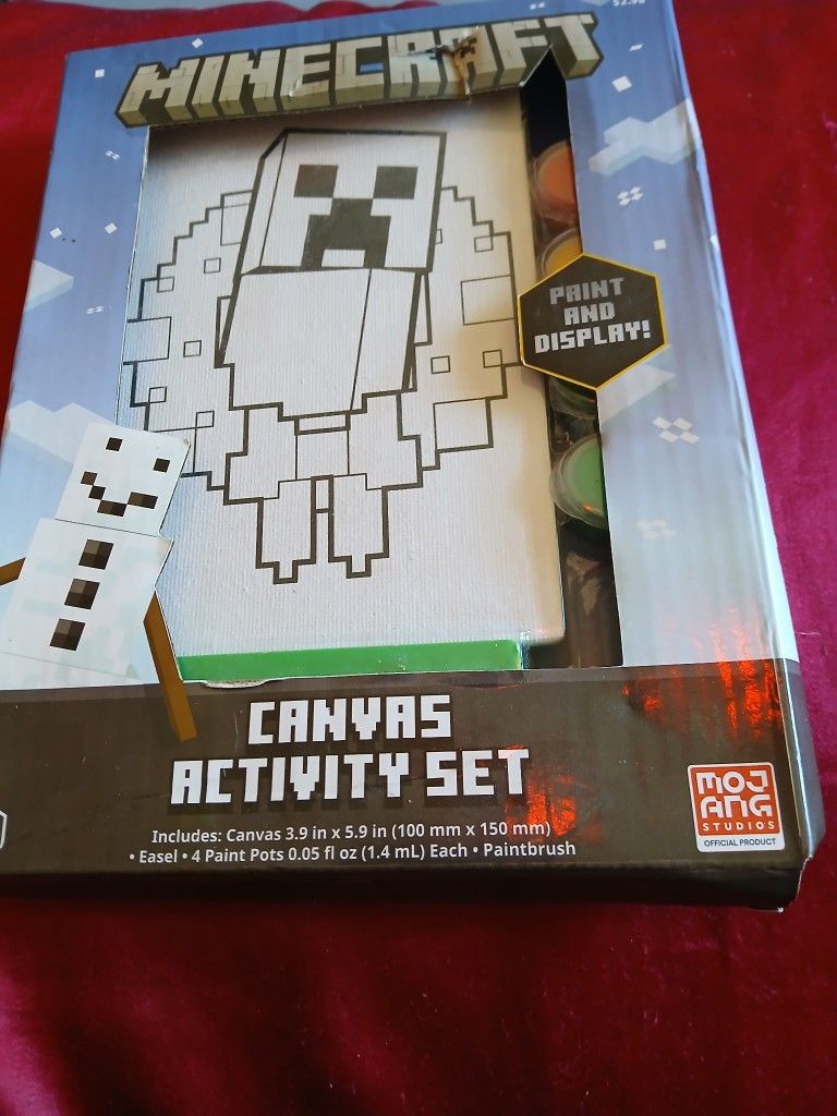 Minecraft Canvas Activity Set