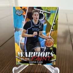 2025 Bowman U Chrome Warriors Of The Paint Cooper Flagg Gold  /50 WP-7