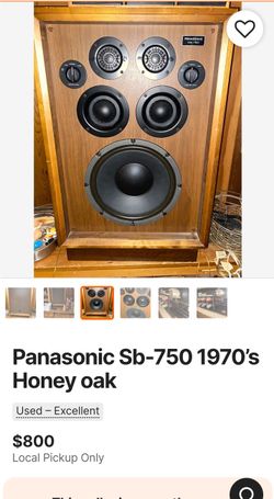 Panasonic Sb 750 Speakers 