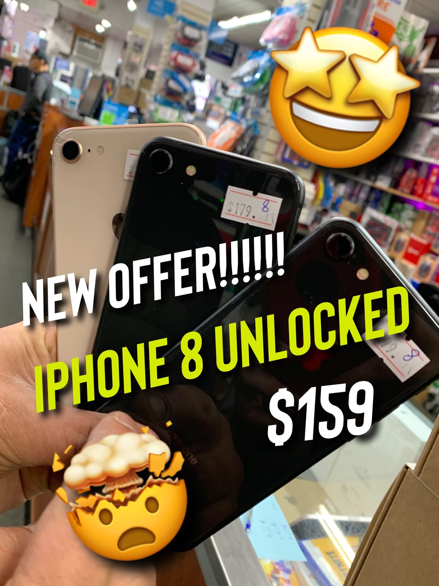 NEW OFFER!!!!! IPHONE 8 UNLOCKED