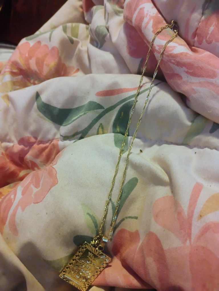 Golden Dragon Necklace 