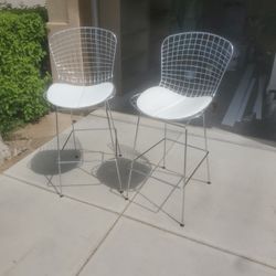 Pair of Chrome barstools