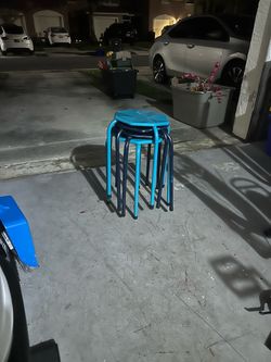 Metal side tables
