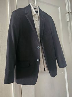 CHAPS suit jacket with white long sleeve dress shirt